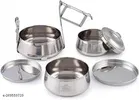 Stainless Steel 3 Layer Lunch Box 