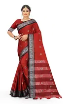 Cotton Embellished Saree for Women 