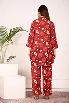 Rayon Top & Bottom Set for Women 