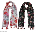 Poly Chiffon Printed Scarves for Women 