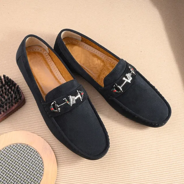 Loafers for Men (Black, 8)