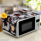 KANUSHI Industries® 1 Pc Fridge Covers/Refrigerator Cover + 1 Pc Microwave/Oven Cover Top + 3 Fridge Mats 