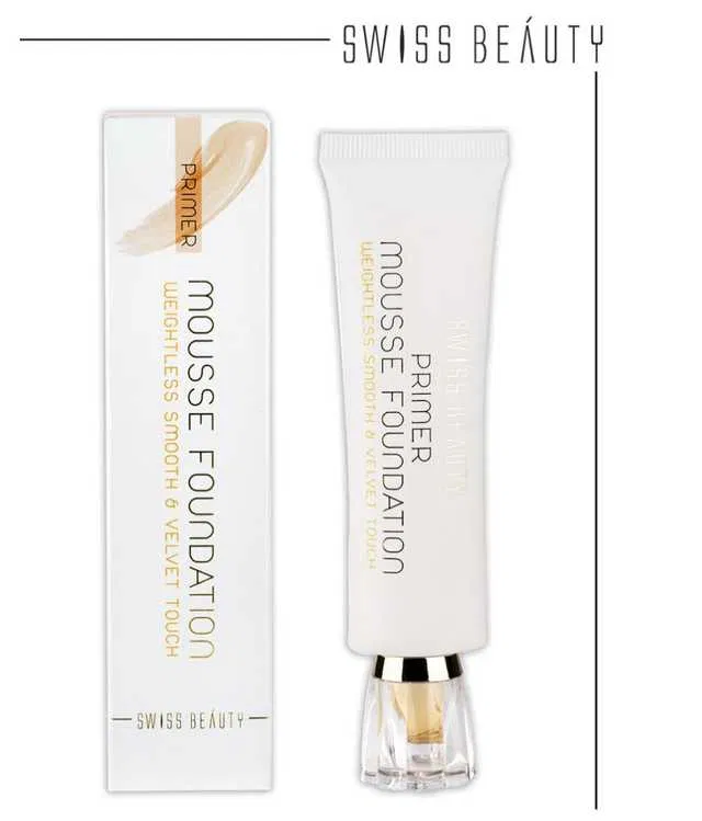 Lenon Beauty Primer Mousse Foundation Weightless Smooth & Velvet Touch 04 Natural Nude (S-244)