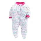 Hosiery Cotton Printed Rompers for Kids, Pack of 3, Multicolor 