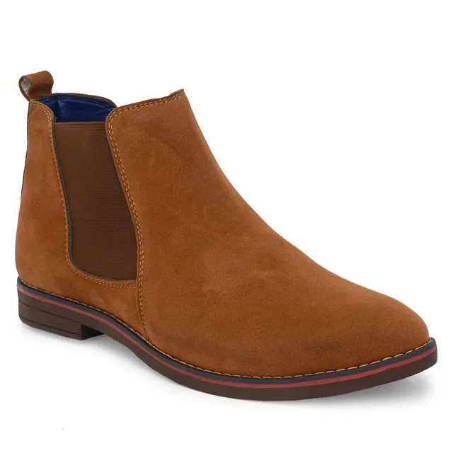 Boots for Men (Tan, 8)
