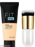 Pack of 2 Fit Me Foundation with Brush