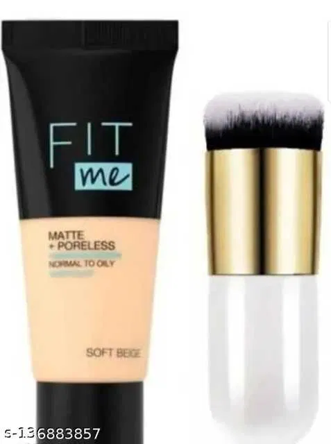 Pack of 2 Fit Me Foundation with Brush