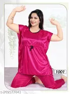 Satin Nightsuit for Women 