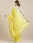 शारदा क्रिएशन चंदेरी सिल्क ऐथनिक मोटिफ साड़ी 