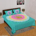 Cotton Queen Bedsheet with 2 Pillow Cover 