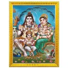 Shiva Parvati Idol Wall Photo Frame 