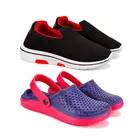 Combo of Casual Shoes and Clogs for Men 