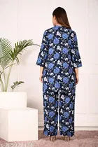 Rayon Top & Bottom Set for Women 