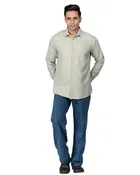 Poly Cotton Full Sleeves Printed Shirt for Men 