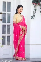 Pink Saree for Women 