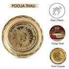MAGIC PLUS Brass Pooja Thali- 