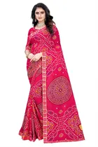 कानूड़ा फैंसी विमेंस जॉर्जेट फ्लावर प्रिंटेड साड़ी 