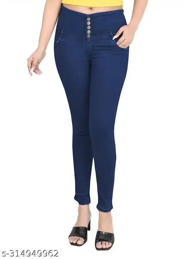 Denim Jeans for Women (Blue, 28)
