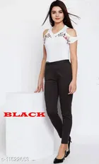 Cotton Blend Trouser for Women 