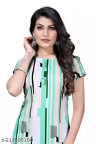 Crepe Printed Kurti for Women 