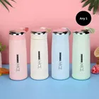 Nice Vacuum Insulated Glass Water Bottle, Pack Of 1, Assorted