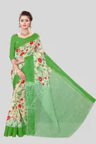 Art Silk Printed Saree for Women 