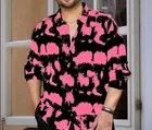Slik Full Sleeves Shirt for Men (Multicolor, S)