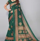Art Silk Printed Saree for Women 