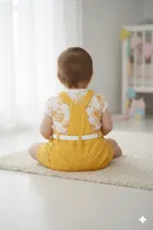 Denim Sleeveless Dungaress for Girls 