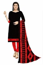 शारदा क्रिएशन क्रेप फ्लोरल प्रिंट सलवार सूट अस्टीचड 