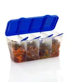 Plastic 3 Section Kitchen Storage Container 