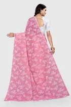 Georgette Printed Saree for Women 