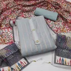 Jacquard Unstitched Dress Material for Women 