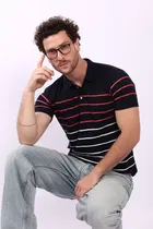 Striped Polo T-Shirt for Men 