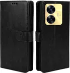 Realme RMX3710 / C55 Artificial Leather Mobile Flip Cover 