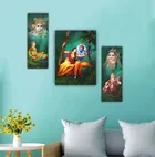 MDF 3 Pcs Designer Wall Painting for Home & Office 