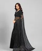 Net Floral Saree for Women 