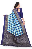 Khadi Silk Printed Saree for Women 