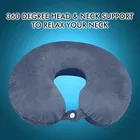 Homewatica Travel Neck Pillow Grey Pack of 1