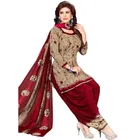 Crepe Printed Unstitched Suits Fabric for Women 