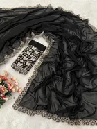 Chiffon Woven Design Saree for Women 