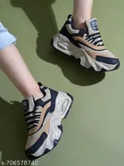 Solid Synthetic Slip-on Sneakers for Women 