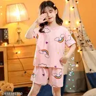 Cotton Blend Night Suit for Girls 