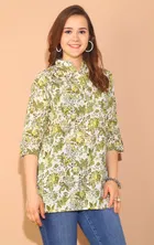Cotton Printed Top for Women 