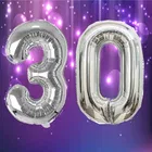 Foil Balloon for Birthday Celebration, No. 30 