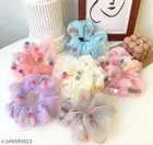 Pack of 6 Fabric Hair Elastics for Women 