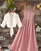 Poly Crepe Dress for Women 