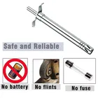 Stainless Steel Gas lighter Pack of 1, Silver