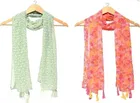 Cotton Blend Printed Scarves for Women 