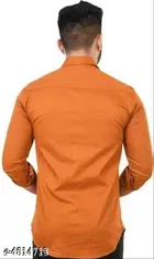 Cotton Blend Solid Shirt for Men, Multicolor, Pack of 2 